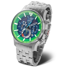 Vostok-Europe Expedition North Pole 'Polar Spruce' VR42-595A733 Watch (Metal Bracelet)