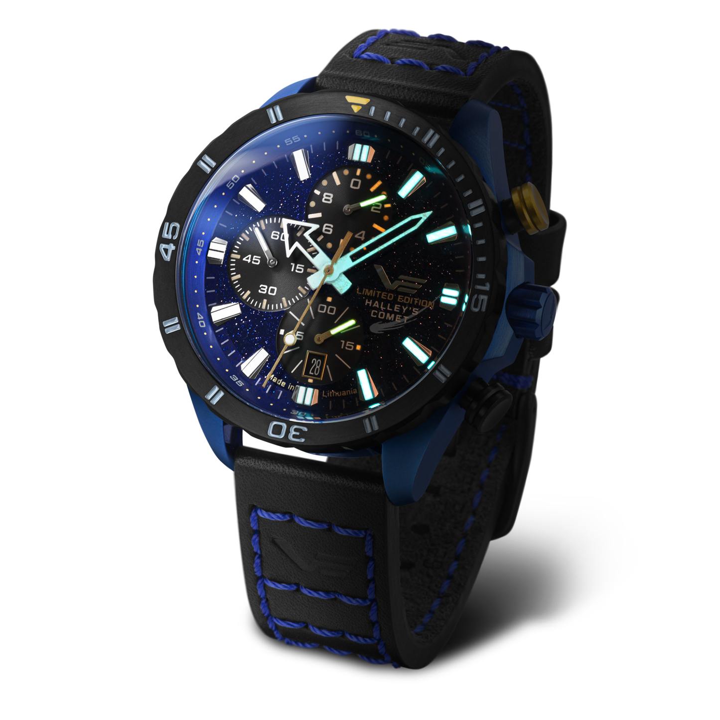 Vostok-Europe 'Halley's Comet' Limited Edition 6S10-320E694 Watch