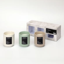 French Connection Stone Range Trio of Candles Gift Set - 3 x 140g