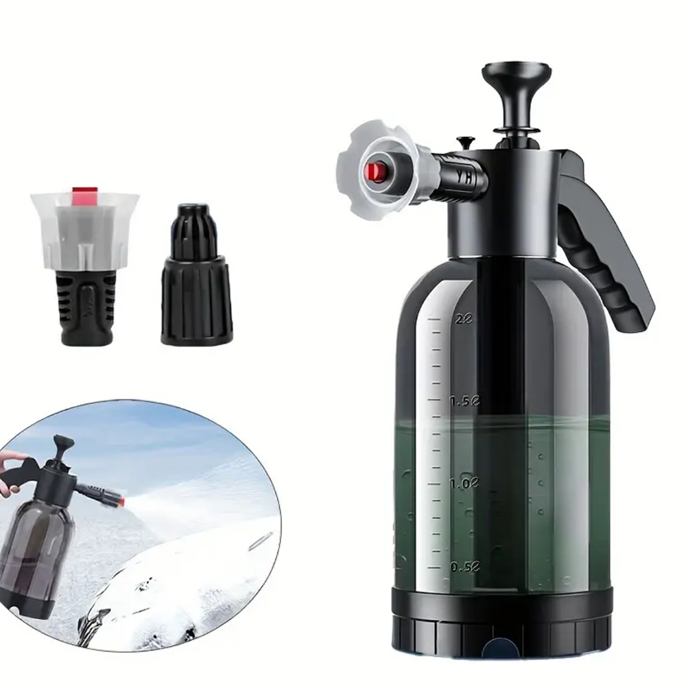 High Pressure Foam Spray Bottle 2L for Car, Van and Caravan Cleaning